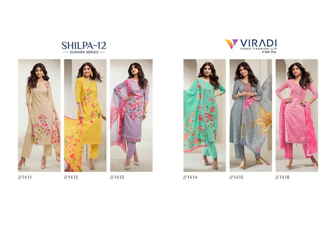 Shilpa 12 By Vatsam Viradi Heavy Pure Cotton Digital Printed Readymade Suits Wholesale Shop In Surat
